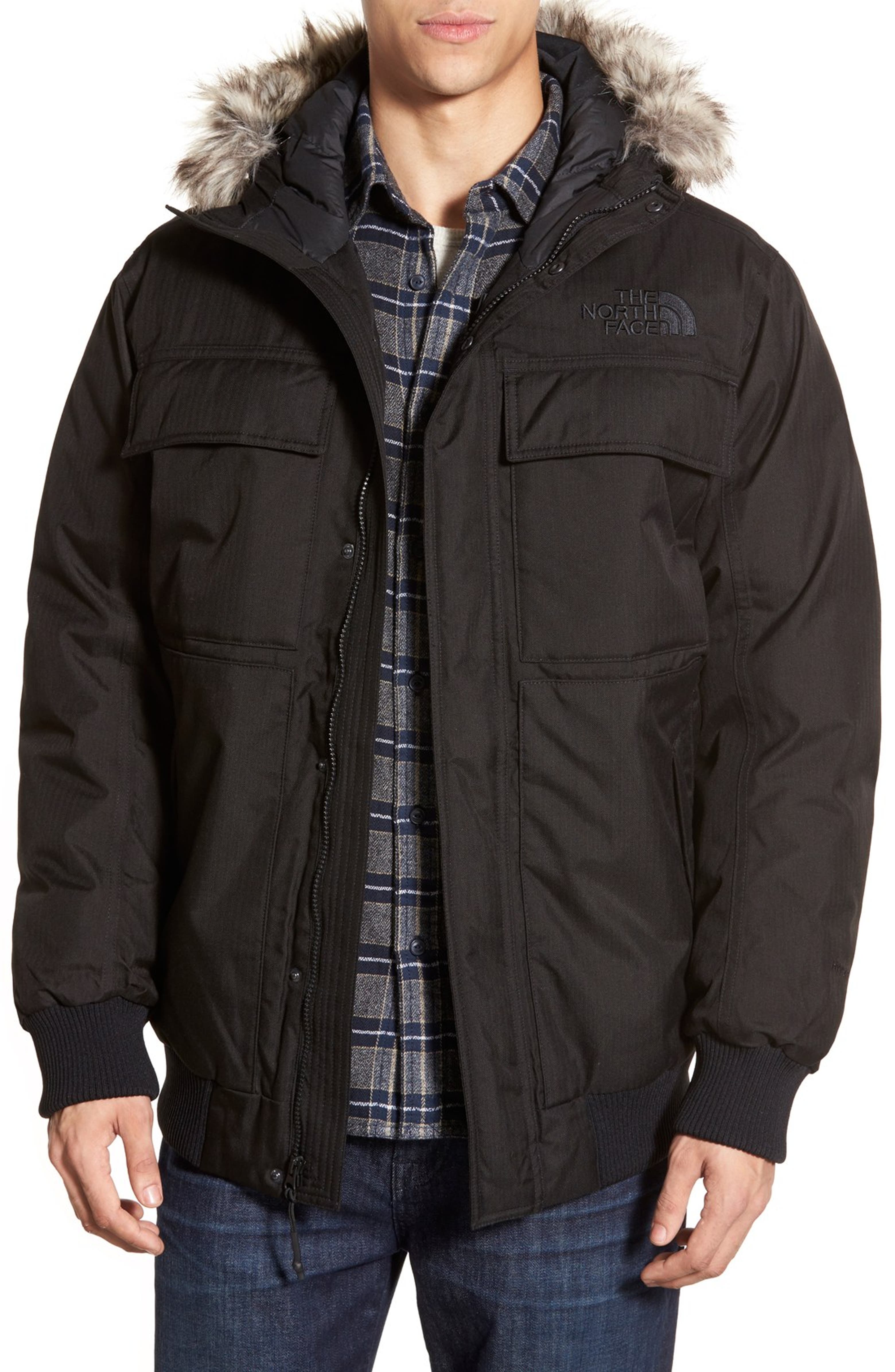 The North Face Gotham Ii Hooded Goose Down Jacket With Faux Fur Trim Nordstrom