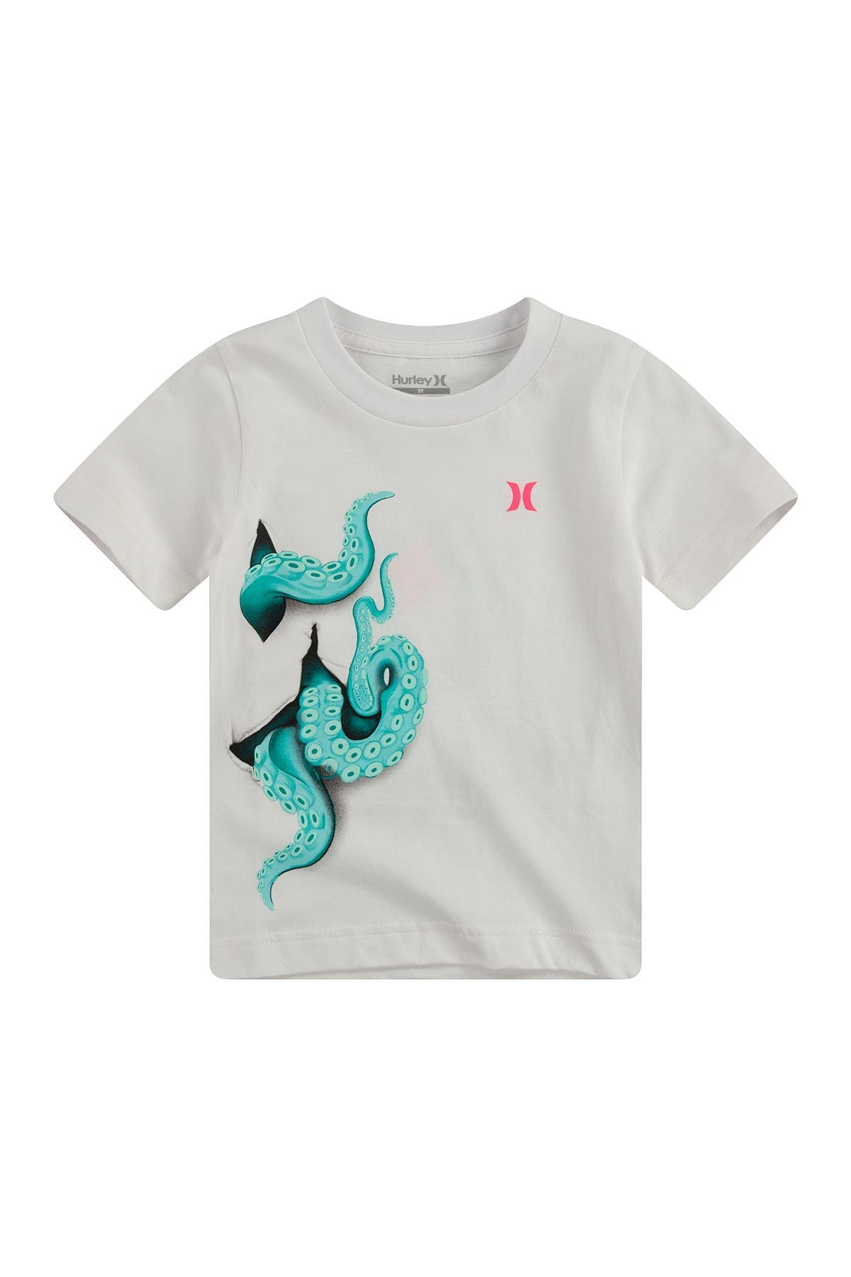 Hurley Kids' Octo Wrap Tee In 001white