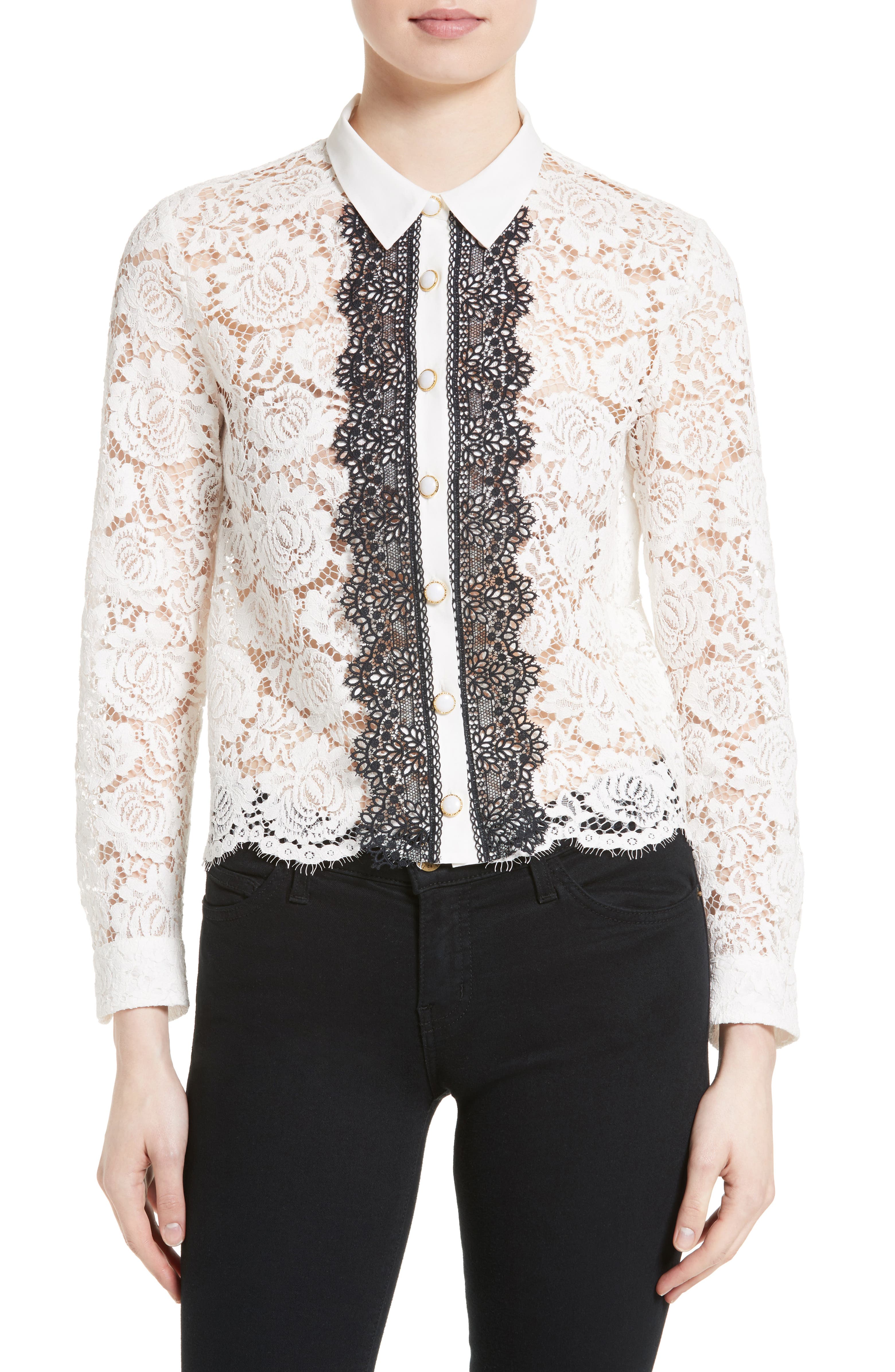 The Kooples Lace Blouse | Nordstrom