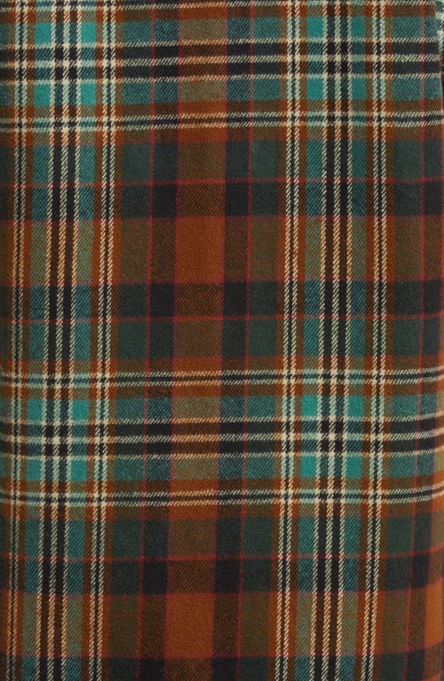 Picture Organic Clothing Sotola Plaid Recycled Cotton Fleece Coat In A Camel Plaid