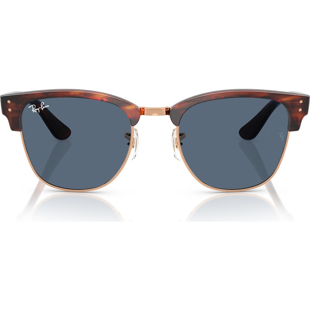 Ray Ban Ray-ban 51mm Square Sunglasses In Dark Blue