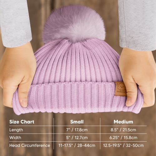 Keababies 2-pack Pom Knitted Beanie In Regalia