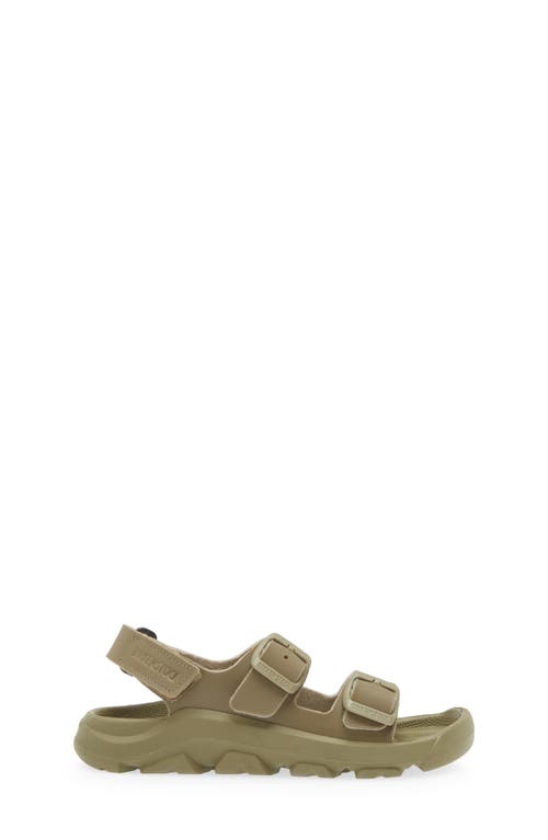 Shop Birkenstock Kids' Mogami Sandal In Faded Khaki