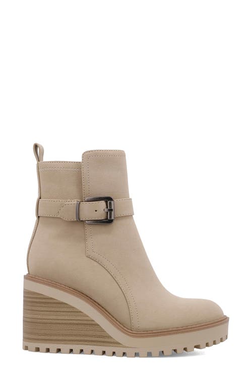 Mia Cleste Wedge Bootie In Sand