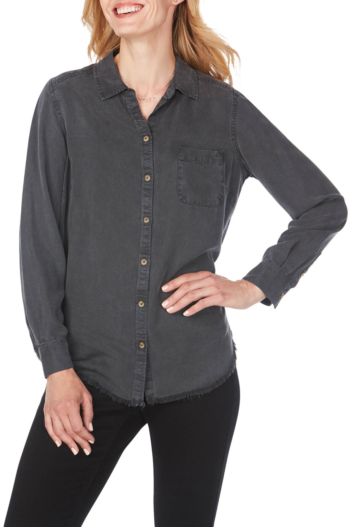 foxcroft denim shirt