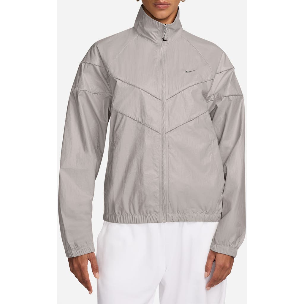 Nike Windrunner Storm-fit Nylon Jacket In Light Iron