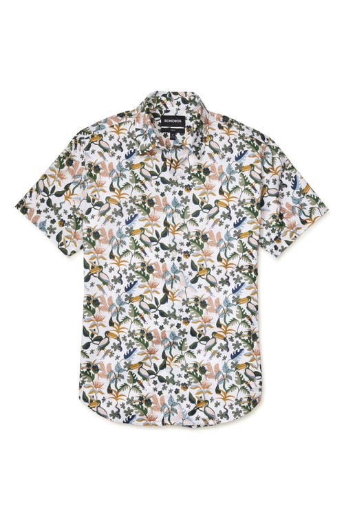 Shop Bonobos Riviera Botanical Short Sleeve Button-up Shirt In Toucan Paradise