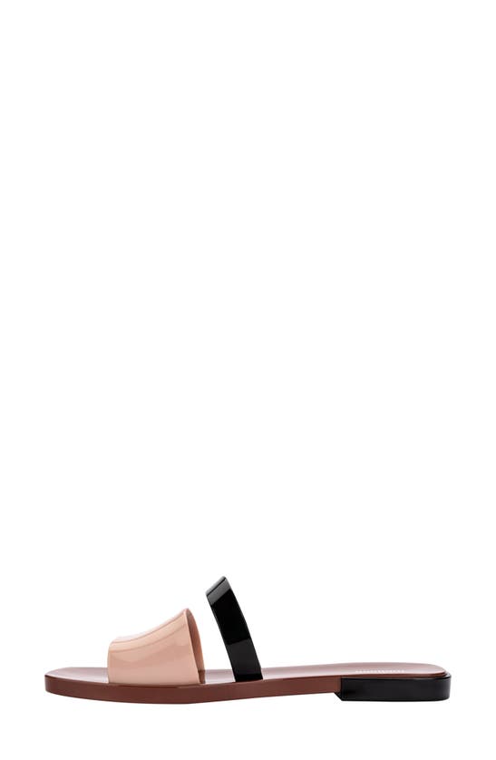 Melissa Ivy Water Resistant Slide Sandal In Beige