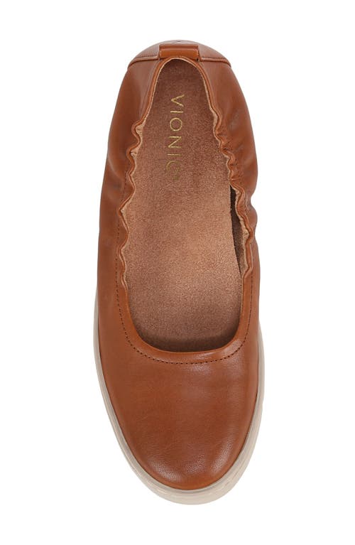 Shop Vionic Uptown Ballet Slip-on Sneaker In Tan