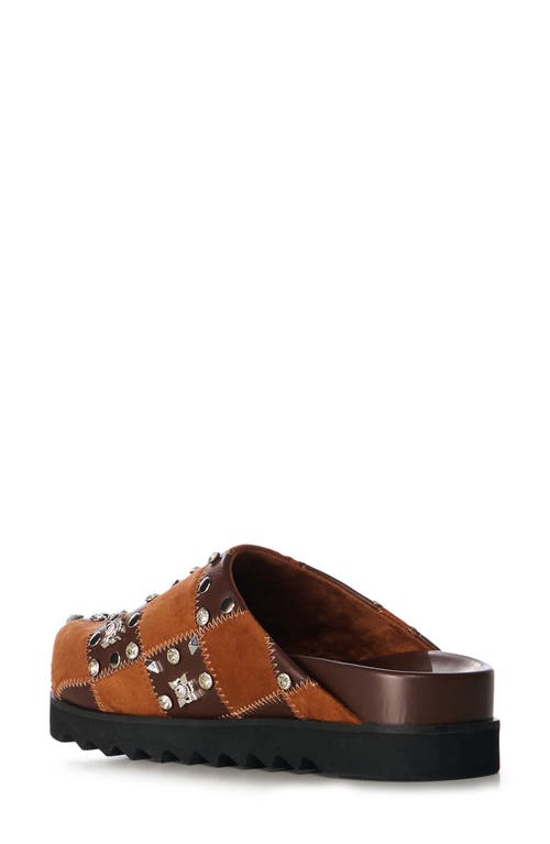 Shop Azalea Wang Fischer Patchwork Clog In Tan