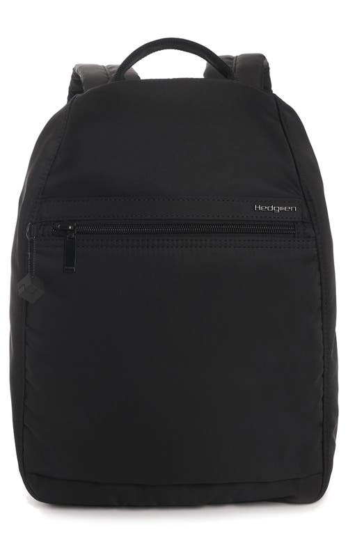 Large Vogue Water Repellent RFID Backpack in Black