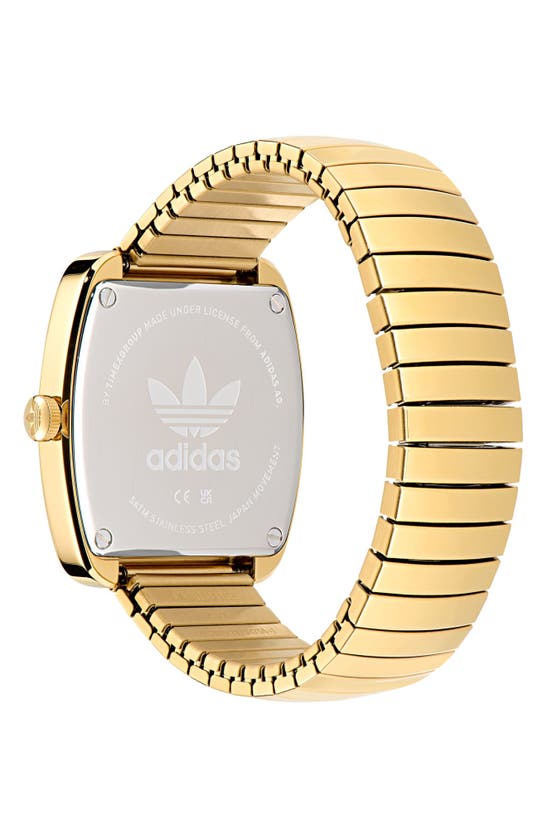 Adidas Originals Ao Bracelet Watch In Goldone