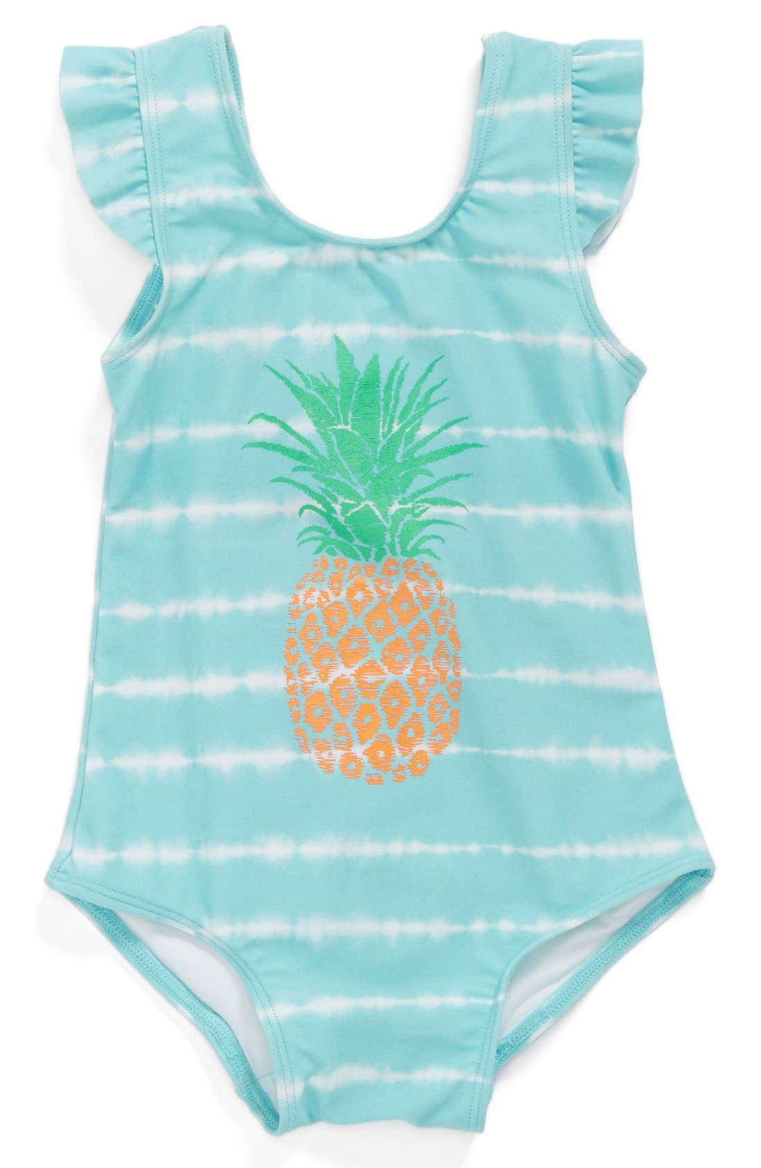Tucker + Tate OnePiece Flutter Sleeve Swimsuit (Baby Girls) Nordstrom