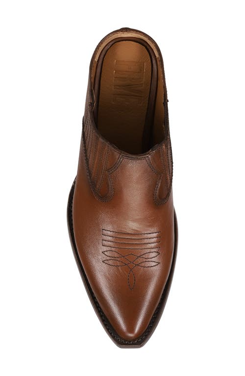 Frye Sacha Pointed Toe Mule In Spice