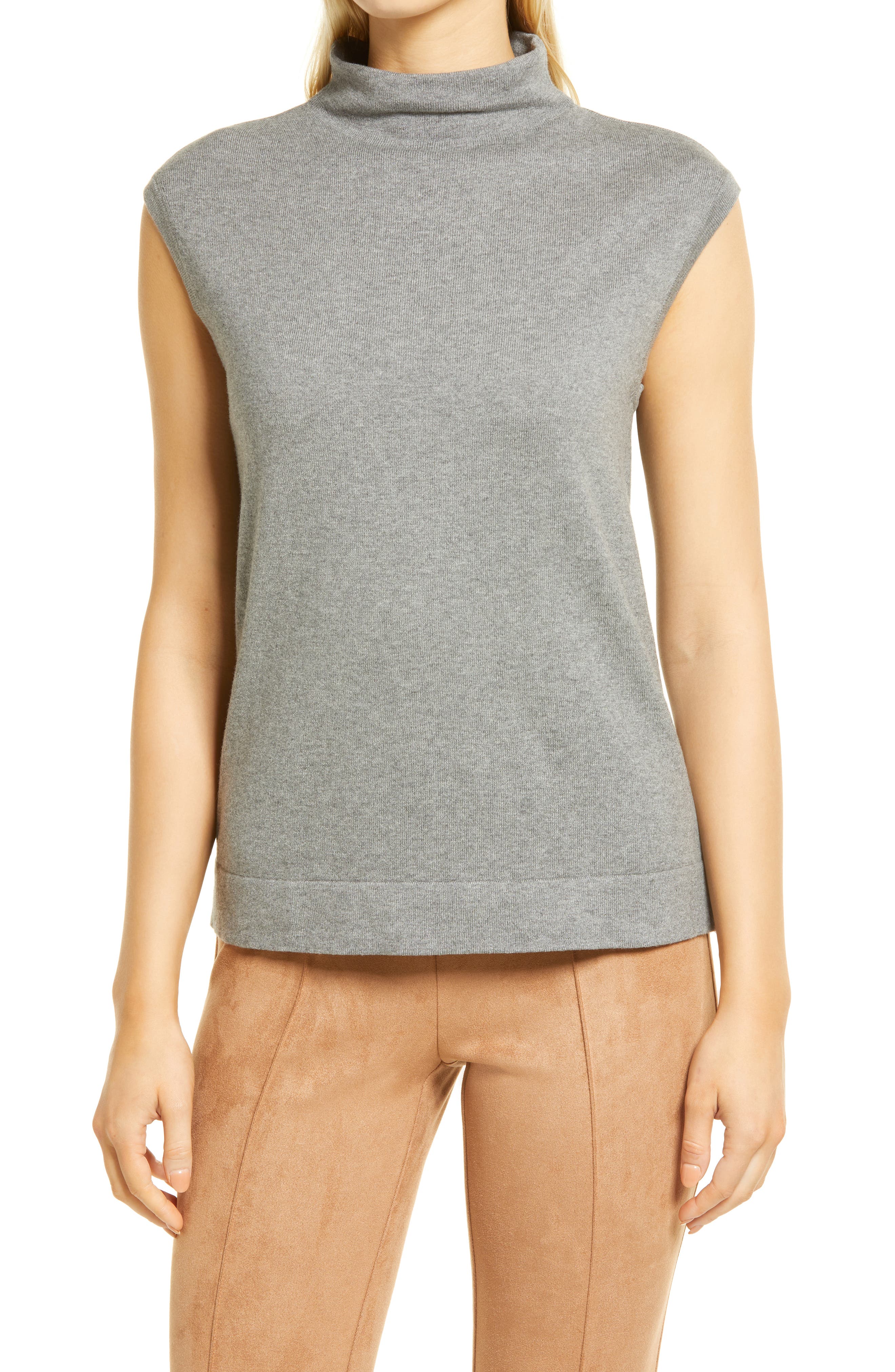 cashmere sleeveless top