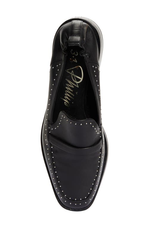 3.1 Phillip Lim Alexa Stud Loafer In Black