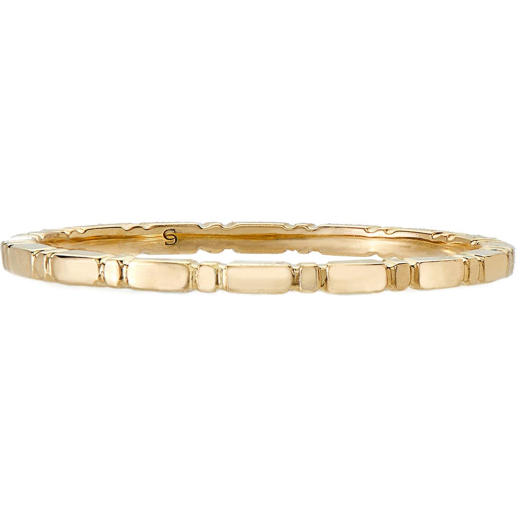 Sethi Couture Agnes Small Band Ring in Yellow Gold