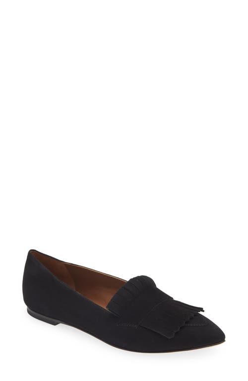 Cordani Vista Flat in Black Suede