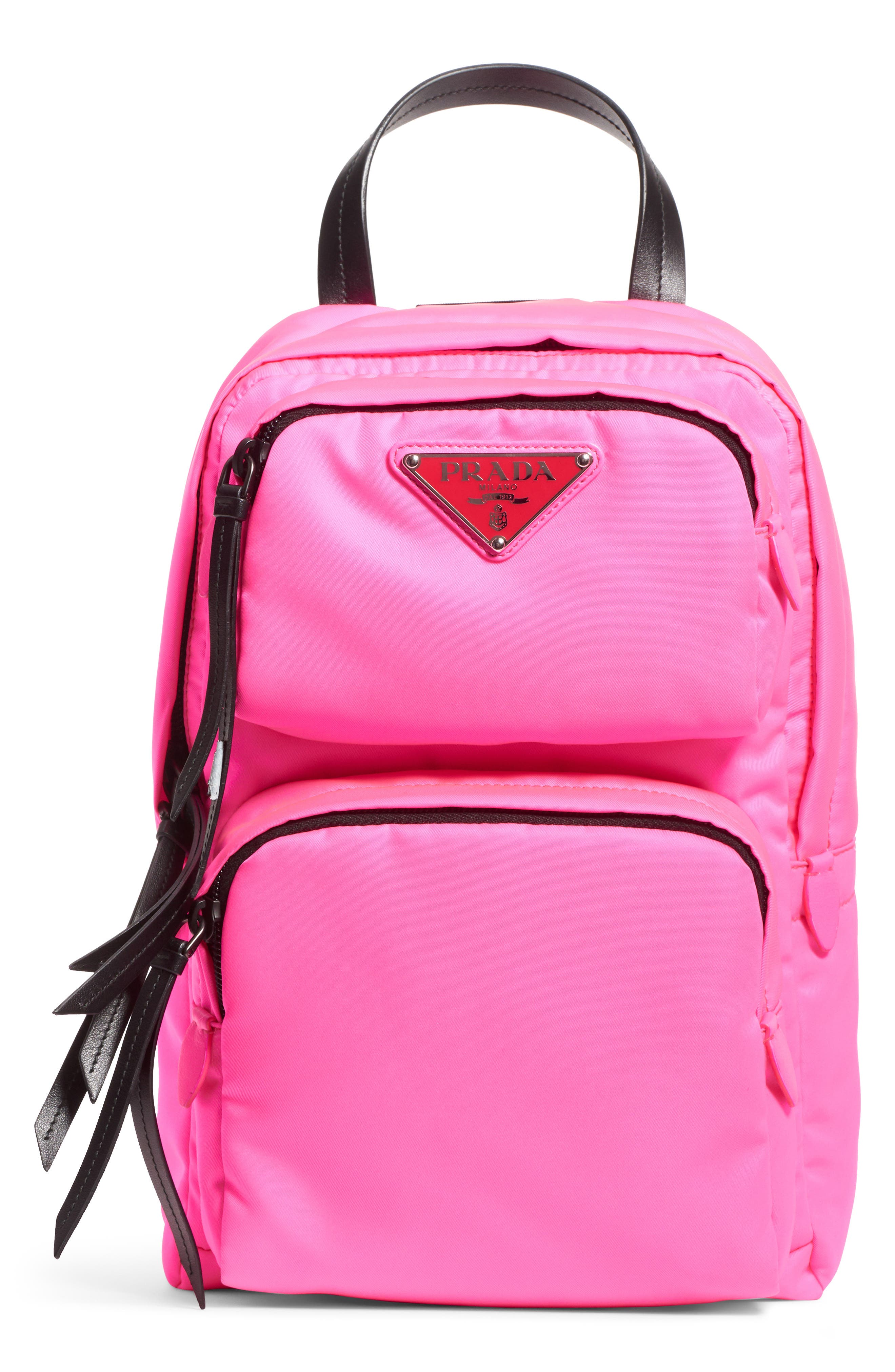 prada neon pink bag