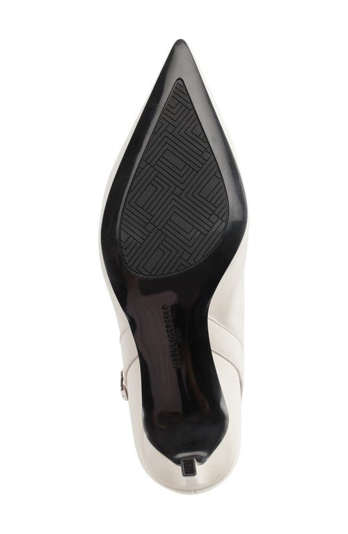 Karl Lagerfeld Paris Sharina Wedge Sneaker In Soft White
