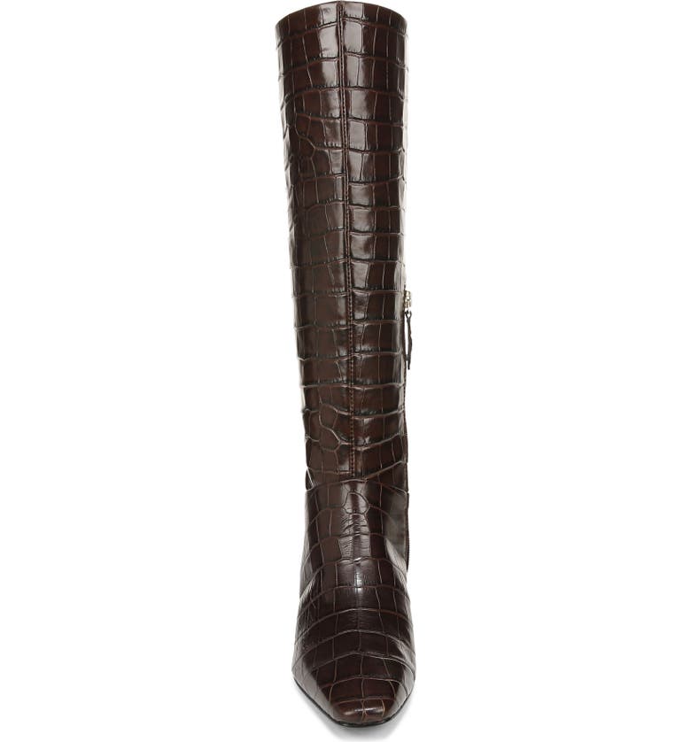SARTO by Franco Sarto Andria Croc Embossed Knee High Boot (Women ...