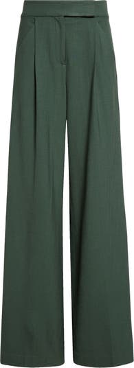 Veronica Beard Marbeau Pleated Wide Leg Pants | Nordstrom