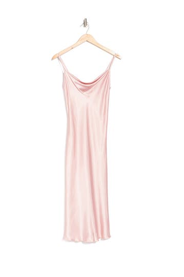 Bebe Bias Satin Slip Dress Hautelook