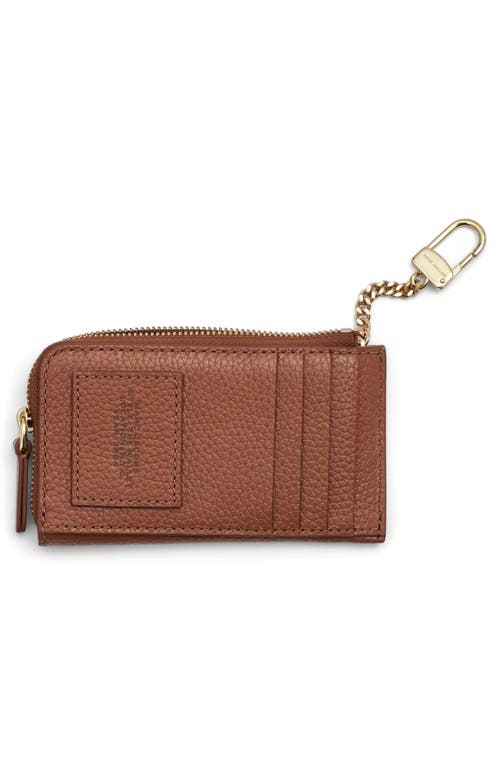 Marc Jacobs The Top Zip Multi Leather Wallet In Brown