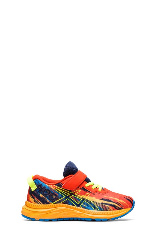 Asics Kids' Gel-noosa Tri™ 13 Running Sneaker In Cherry Tomato/ Safety Yellow
