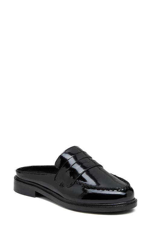 Kelsi Dagger Brooklyn Lock Loafer Mule In Black