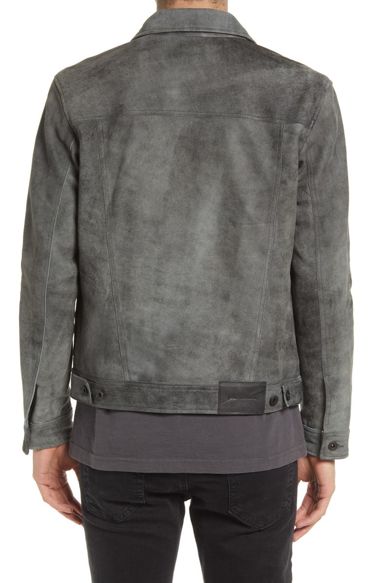 John Varvatos Andrew Suede Trucker Jacket | Nordstrom