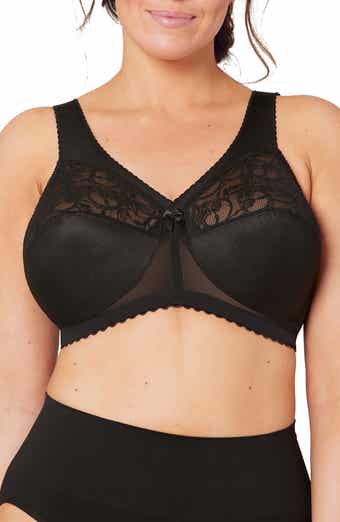 Felina Angie Front Close Minimizer Bra for Women Full Coverage - Reduce  Bust Size, Streamlined Silhouette, Underwire Cup Black at  Women's  Clothing store