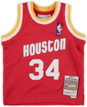 Lids Hakeem Olajuwon Houston Rockets Mitchell & Ness 1993-94
