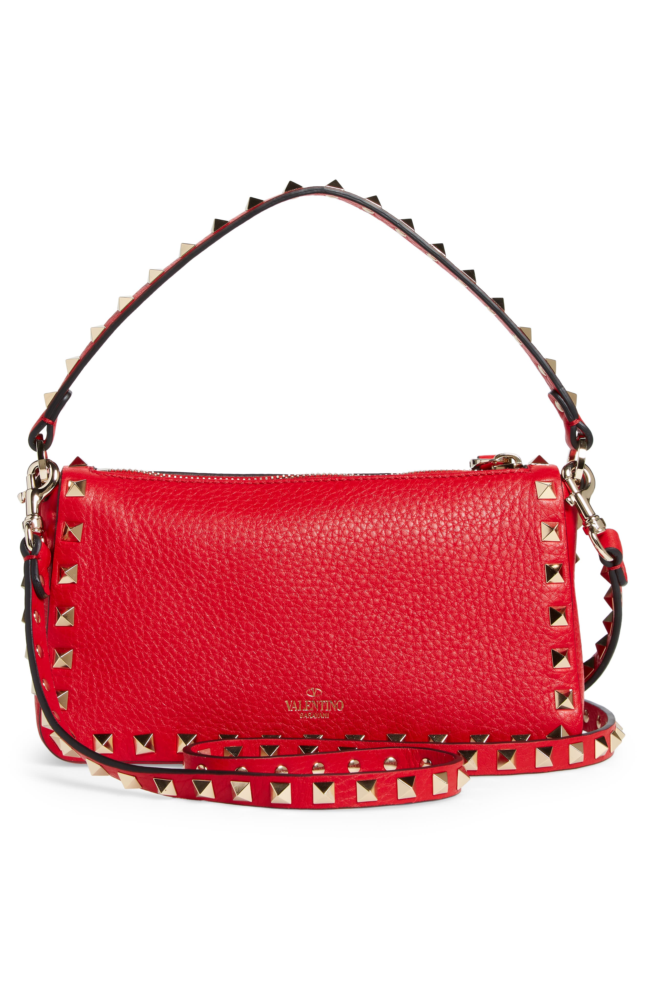 red studded valentino bag