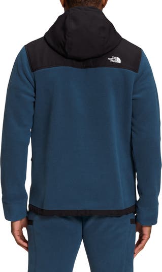 THE NORTH FACE Men's Alpine Polartec 200 Full Zip Hooded Jacket, Shady  Blue/TNF Black, Small at  Men's Clothing store