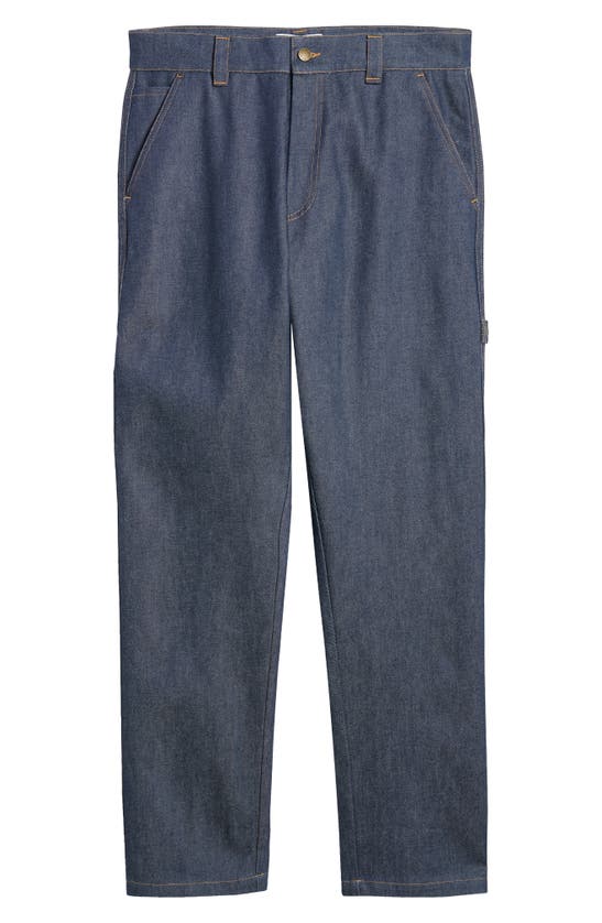 Shop Cat Wwr Straight Leg Carpenter Jeans In Raw Unwashed