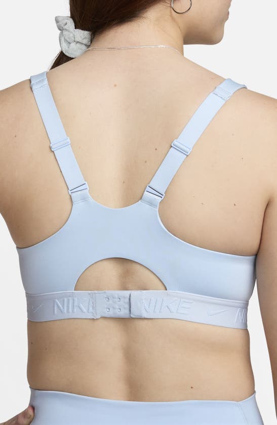 Shop Nike Indy Dri-fit High Support Sports Bra In Light Armory Blue