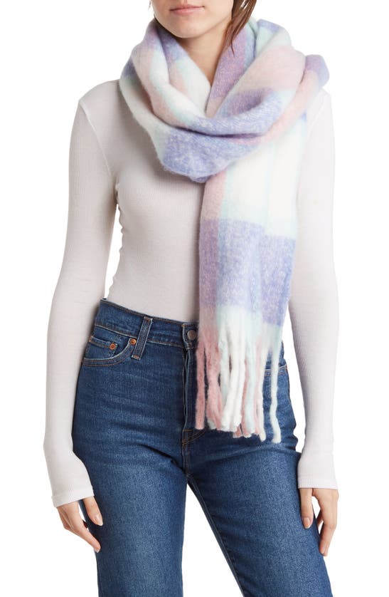 Melrose And Market Essential Wrap Scarf In Purple Multi