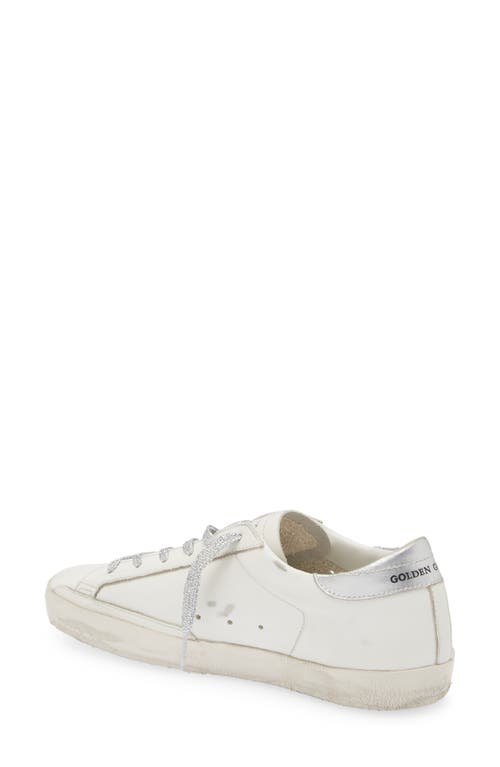 Shop Golden Goose Super-star Low Top Sneaker In White/grey