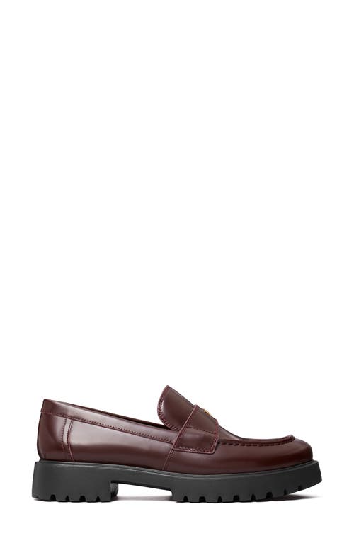 Shop Tory Burch Classic Platform Lug Sole Loafer In Plum