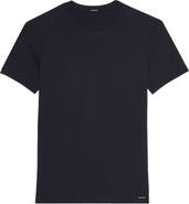 Tom Ford Logo Fitted T-Shirt in Black - Size 40