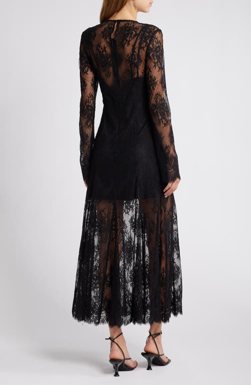 Shop Mango Simona Lace Long Sleeve Maxi Dress