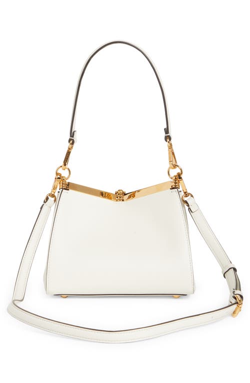 Shop Etro Small Vela Leather Shoulder Bag In White