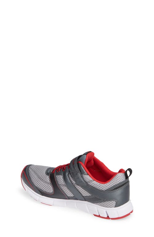 Tsukihoshi Velocity Washable Sneaker In Graphite/red
