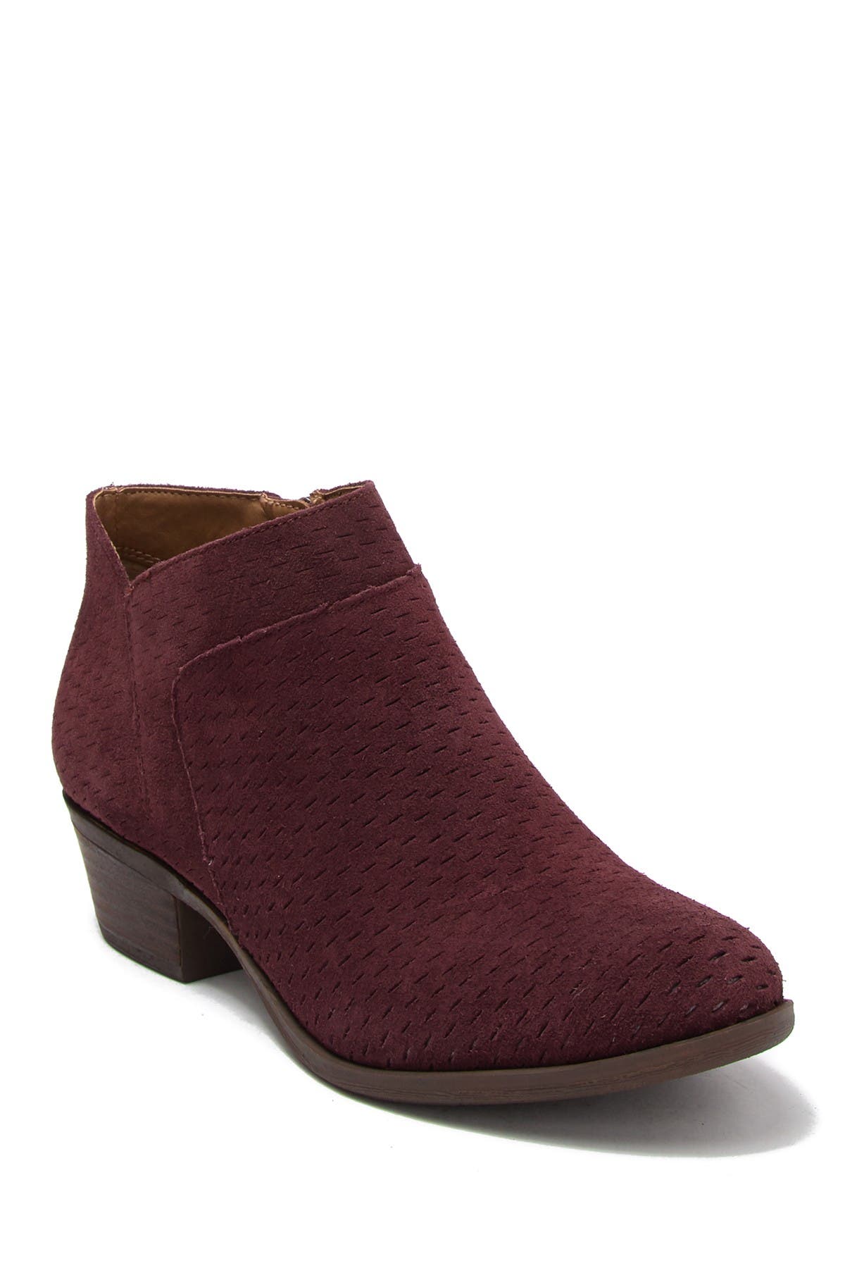 brintly leather ankle bootie