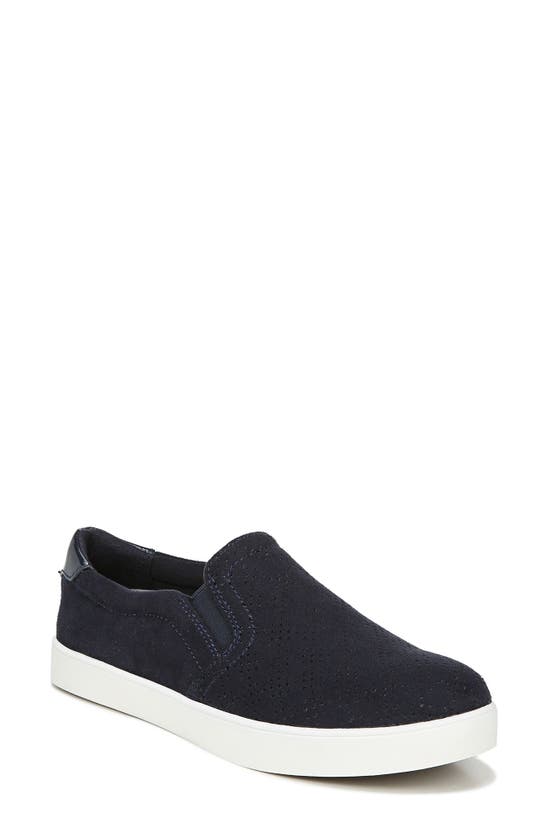 Dr. Scholl's Madison Slip-on Sneaker In Space Navy Perforated Fabric