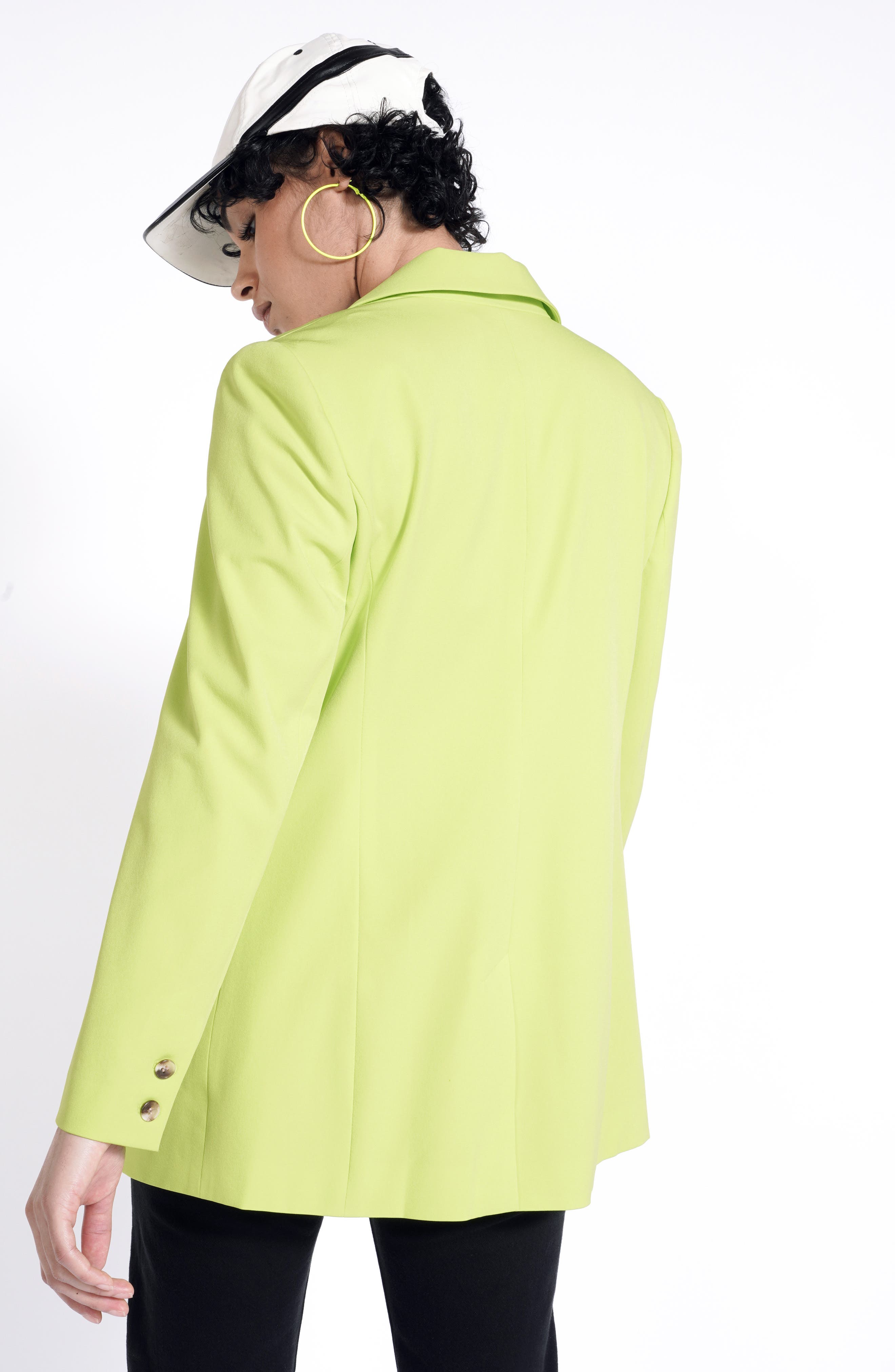 neon colored blazers