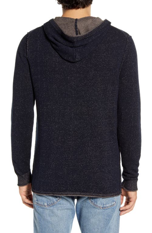 The Normal Brand Jimmy Hoodie Sweater In Navy