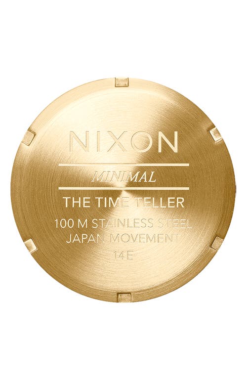 NIXON NIXON THE TIME TELLER BRACELET WATCH, 37MM 