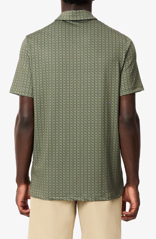 Lacoste Men's Regular Fit Uv Protect Golf Polo - Xxl - 7 In Khaki/navy Blue
